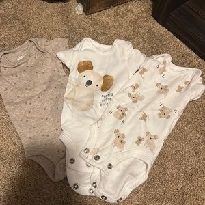 Three pack Preemie onesie